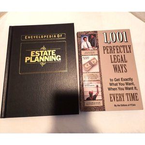 Encyclopedia of Estate Planning & 1,001 Perfectly Legal Ways- Hardcover Books